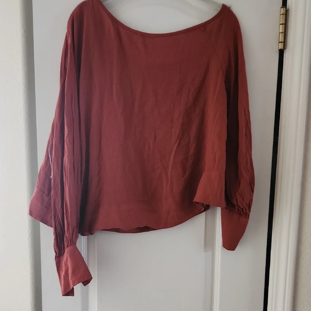 Free People Off-Shoulder Blouse, Size‎ Small